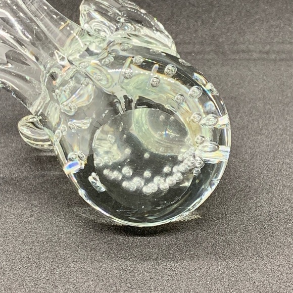 Hand Blown Art Glass Bird Bullicante Figure Paperweight - Picture 4 of 7